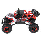 Masina cu telecomanda Edman RC 4WD Buggy Crawler 4x4, scara 1:12, foarte rezistenta, de mare viteza, cu 2 baterii, Rosu