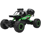 Masina cu telecomanda Edman RC 4WD Buggy Crawler 4x4, scara 1:12, foarte rezistenta, de mare viteza, cu 2 baterii, Verde