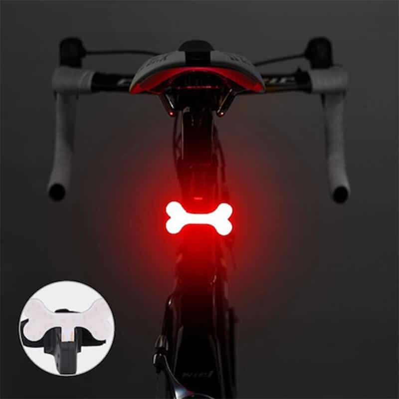Lampa Edman stop spate bicicleta, led rosu, Bone