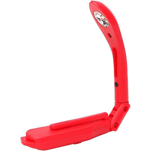 Edman clip-on book light, flexible arm, LED, battery powered