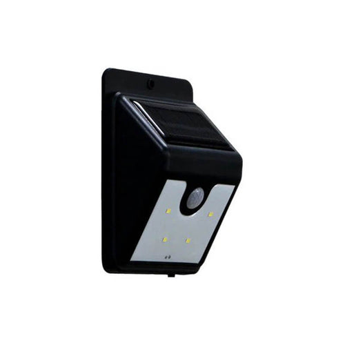 Solární nástěnná lampa Edman, černá