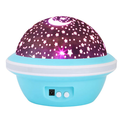 Edman rotating night light with star and moon projection
