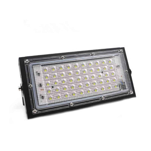 Waterproof outdoor floodlight, 50W, white light, for the garden