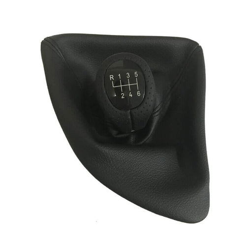 Soufflet de levier de vitesse MOTOR10 avec pommeau et cadre pour BMW Série 1 E81 E82 E87 E88, 6 vitesses