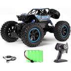 Masina cu telecomanda Edman MZ2838 RC 4WD Buggy Crawler 4x4, scara 1:14, foarte rezistenta, de mare viteza, Albastru