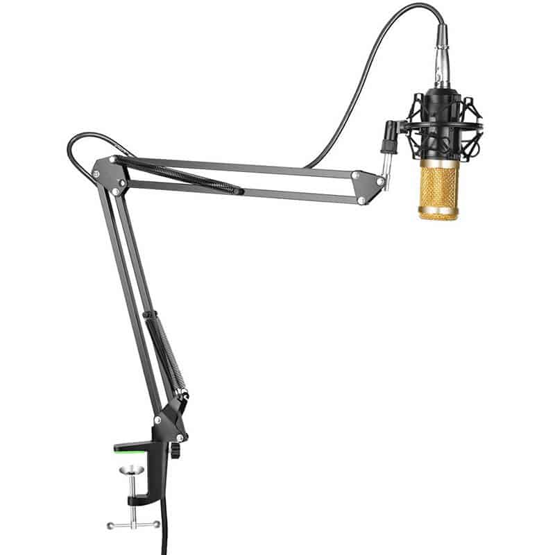 Microfon-Profesional-de-Studio-Condenser-Edman-BM800-cu-stand-inclus-pentru-Inregistrare-vocala-Streaming-Gaming- Karaoke