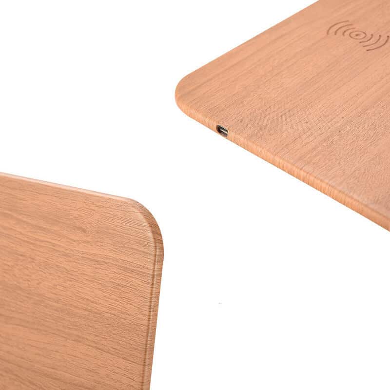 Mousepad-Edman-WX10-cu-aspect-de-lemn-si-incarcare-wireles-pentru-telefon