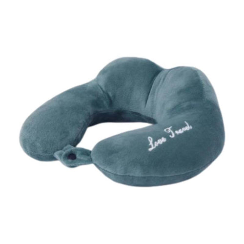 Edman Essential U1 neck and travel pillow, includes eye mask and earplugs, 30x30x9 cm
