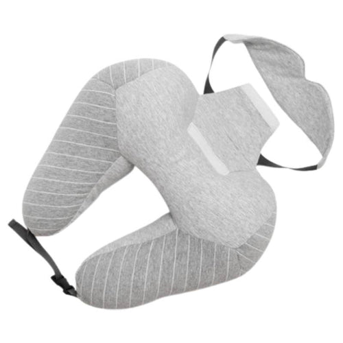 Edman Essential U1S nekkussen en reiskussen met lendensteun, 32x30x11 cm