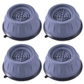 Picioruse premium suport antiderapante si anti-zgomot Edman 4PBA pentru masina de spalat sau uscator, set 4 bucati