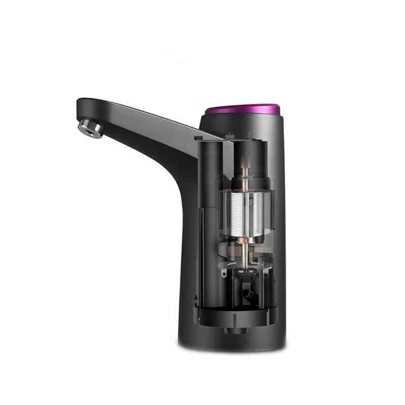 Pompa electrica Edman pentru sticla, dozator dispenser apa de baut, Touch control uz casnic incarcare USB, Negru