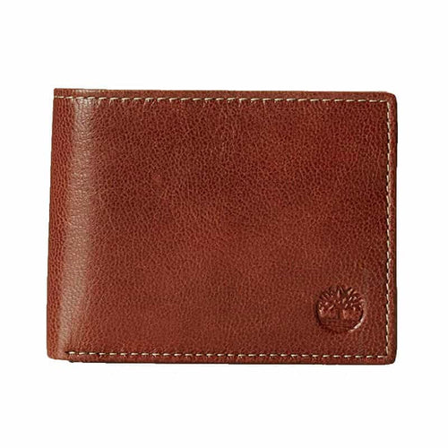 Timberland Hunter Colorblocked Hudson Commuter men's leather wallet, Brown