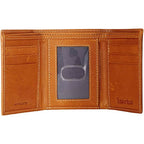 Portofel din piele pentru barbati Timberland Cloudy Trifold, Maro