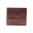 Portofel din piele pentru barbati Tommy Hilfiger Brevon Hipster RFID Wallet, Maro