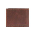 Portofel din piele pentru barbati Tommy Hilfiger Slimfold RFID Wallet, Maro