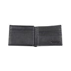 Portofel din piele/textil pentru barbati Timberland Milled Quad Stitch, Negru