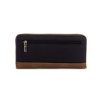 Portofel pentru femei GUESS Lyndi Large Zip Around Wallet, Maro