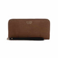 Portofel pentru femei GUESS Lyndi Large Zip Around Wallet, Maro