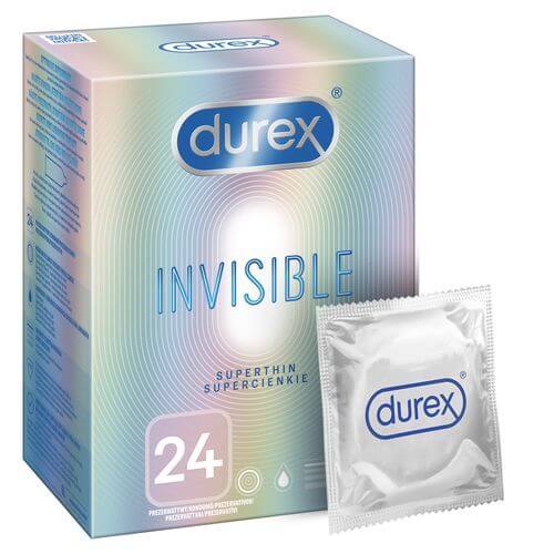 Durex Invisible condoms, 24 pieces