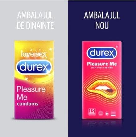 Prezervative Durex Pleasure Me, 10 bucati