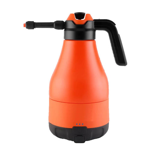 Elektrische schuimsproeier voor het wassen van auto/motor, bestand tegen zuur- en loogcorrosie, 2500mAh, tank van 1,8L, Oranje