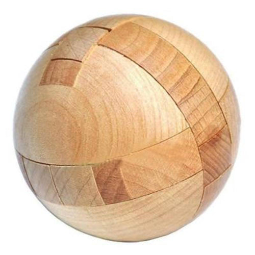 Edman Magic Ball wooden puzzle brain teaser for adults/children