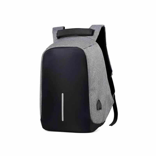 Edman water-resistant anti-theft backpack for 15.6" laptops, USB charging port, USB cable included