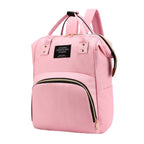 Rucsac multifunctional Edman tip geanta umar, pentru mamici, bebe si copii, Roz