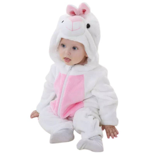 Edman baby/kids winter snowsuit, polyester and cotton, two-way zip