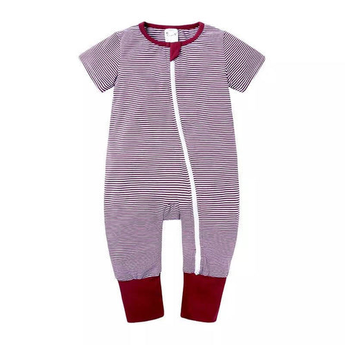 Edman baby/kids sleepsuit with two-way zip, cotton