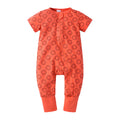 Salopeta-pijama-Edman-bebecopii-cu-fermoar-reversibil-bumbac-rosu-dots