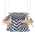 Scaun Leagan Edman pentru copii si bebelusi din lemn cu Perna, textil