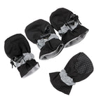 Set ghetute botosei Edman Protector Walker Care, pentru caini, marimea M, Negru, 4 bucati
