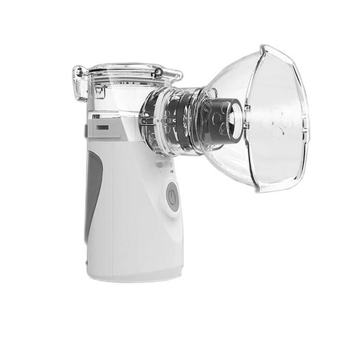 Edman Home nebuliser, portable, clinically validated, ultrasonic, batteries and mains adapter, Mesh technology, accessories, storage case, super quiet