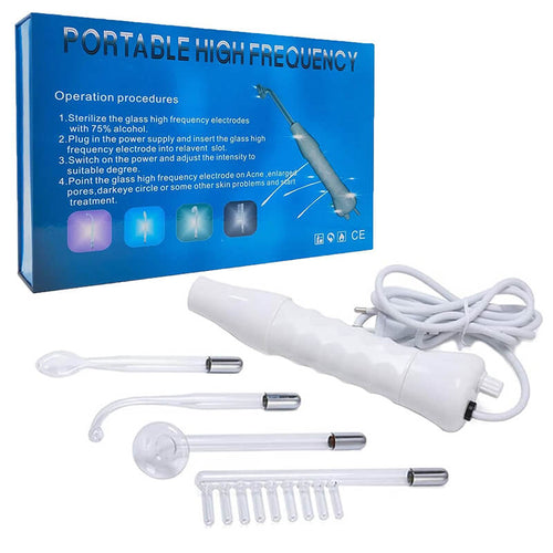 Edman Electroderm cosmetic device, facial biostimulation and professional lifting treatments, 4 Glow heads