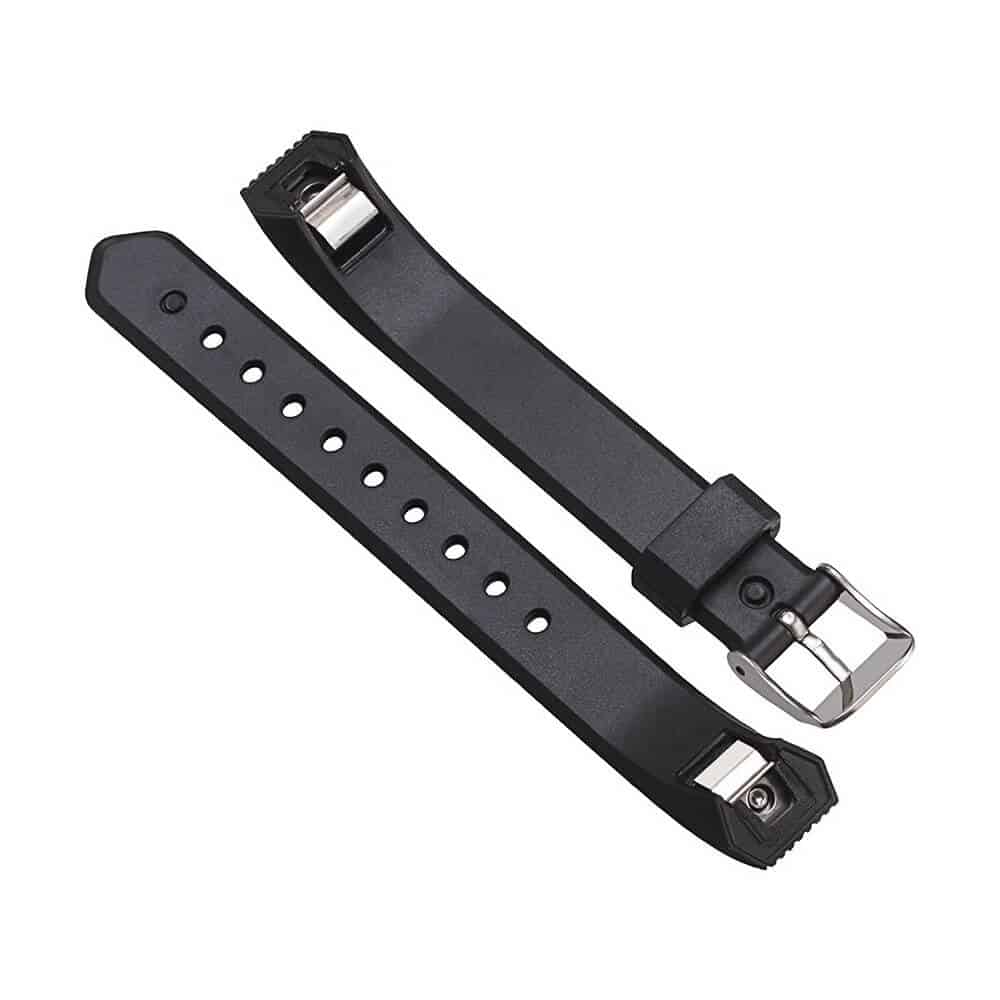 Curea Bratara pentru Fitbit Alta/Fitbit Alta HR, cu catarama, marimea S, Negru