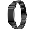Curea metalica Edman 3Z pentru Fitbit Charge 2, Negru