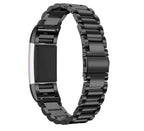 Curea metalica Edman 3Z pentru Fitbit Charge 2, Negru