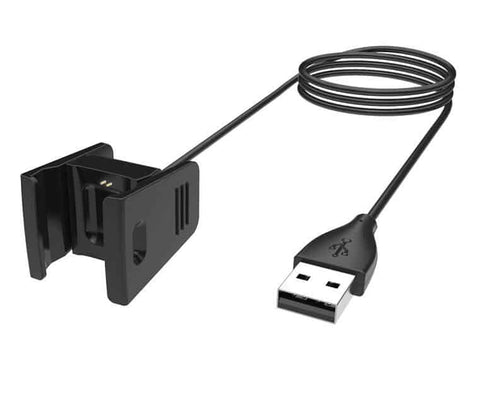 Edman charging cable for Fitbit Charge 2, Black