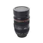 Cana multifunctionala Edman tip obiectiv foto, Termica, Portabila, 400ml, Negru