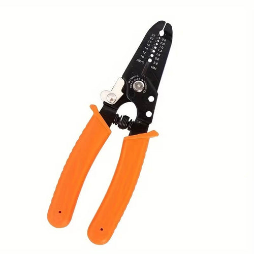 Edman professional pliers for stripping, cutting and crimping cables, Orange