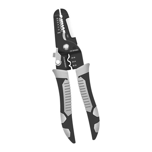 Edman professional pliers for stripping, cutting and crimping cables, Grey