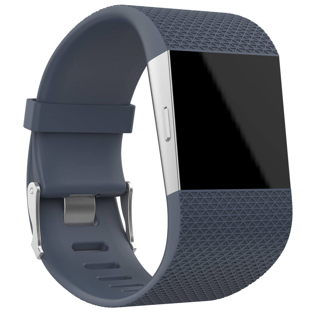 Curea Bratara Edman pentru Fitbit Surge, marimea L, Albastru