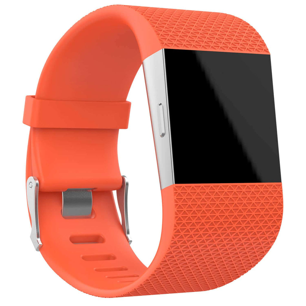 Curea Bratara Edman pentru Fitbit Surge, marimea S, Orange