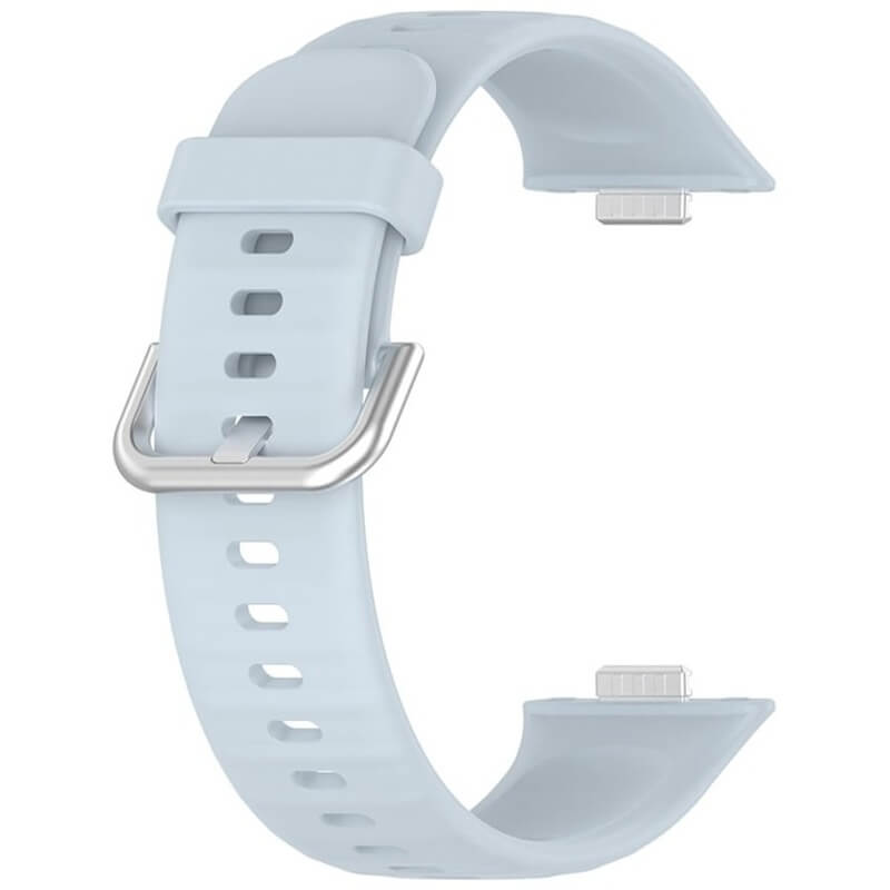 Curea bratara Edman siliconica pentru Huawei Watch Fit 3/4/4 Pro, Albastru deschis