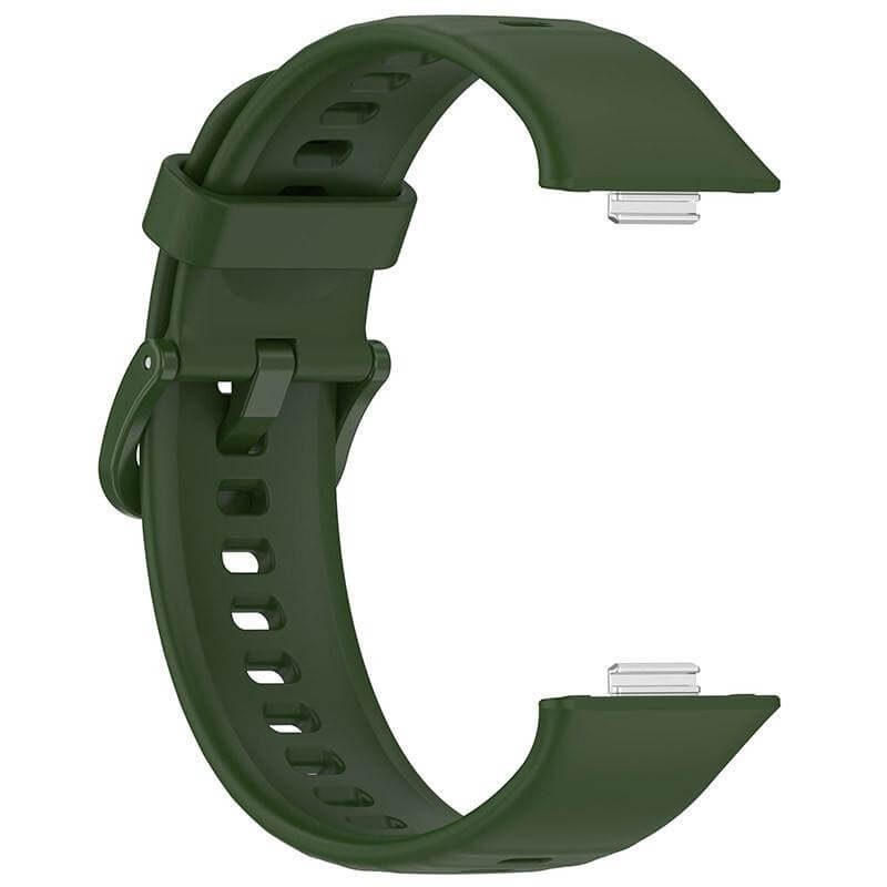 Curea bratara Edman siliconica pentru Huawei Watch Fit 3/4/4 Pro, Verde