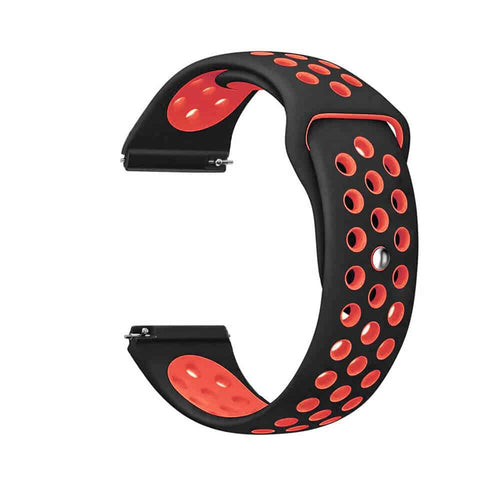 Edman sport silicone strap compatible with Samsung Gear S3, quick release pins, 22mm
