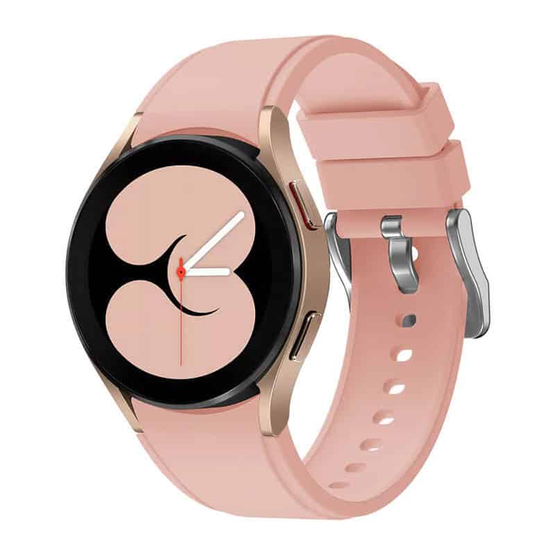 Curea Edman compatibila Samsung Galaxy Watch 4/Watch 4 Classic/Watch 5/Watch 5 Pro, Roz deschis