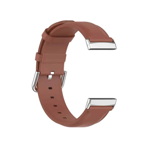 Edman leather strap compatible with Fitbit Versa 3 / Sense