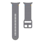 Curea Edman siliconica compatibila Galaxy Watch Ultra, Gri Inchis